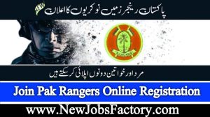 Join Pak Rangers Online Registration 2024