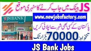JS Bank Jobs 2024 Online Apply