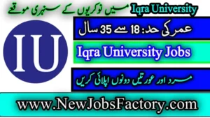 Iqra University Jobs 2024 Online Apply