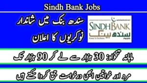 Sindh Bank Jobs 2024 Online Apply