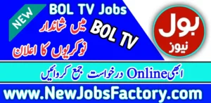BOL TV Jobs 2024 Online Apply