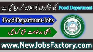 Food Department Jobs 2024 Pakistan Latest Advertisement
